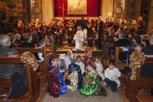 Saison 2014-2015 Participation au concert de Noël de l'harmonie