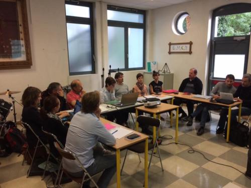 Saison 2017-2018 réunion de rentrée équipe pédagogique