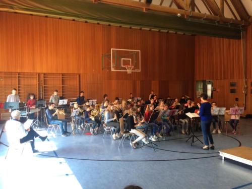 Saison 2018-2019 Dans le grenier de Disney répétition avec la JUKA Munzingen-Tiengen notre invitée