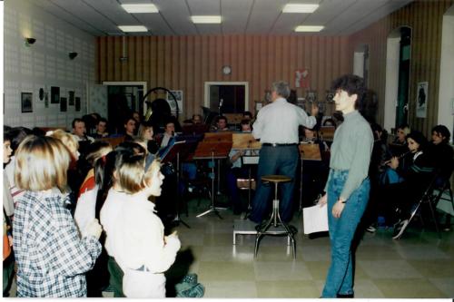 Saison 1998-1999 Préparation concert avec l'harmonie