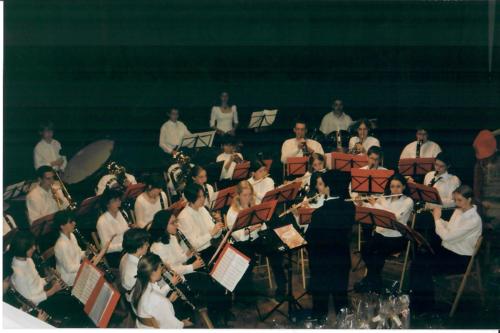 Saison 1999-2000 Concert Ecole Musique Auberge du Zoo pour les retraités bouchers du Haut Rhin