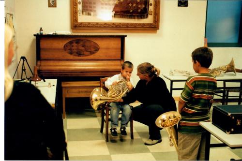 Saison 2001-2002 Essai des instruments de musique