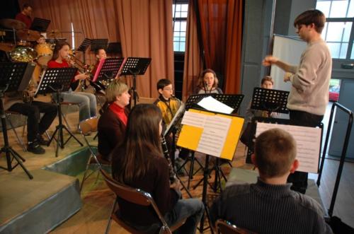 Saison 2005-2006 L'école participe au concert de printemps de l'harmonie