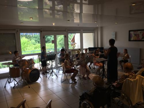 Saison 2016 2017 Juin Concert EPHAD Quatelbach